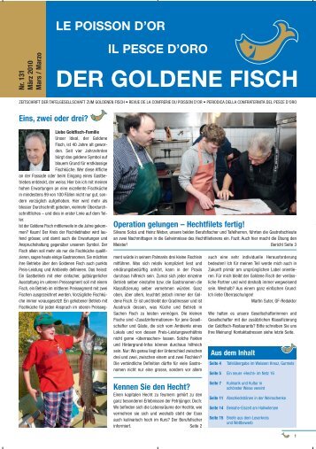 no. 131 - Tafelgesellschaft zum Goldenen Fisch