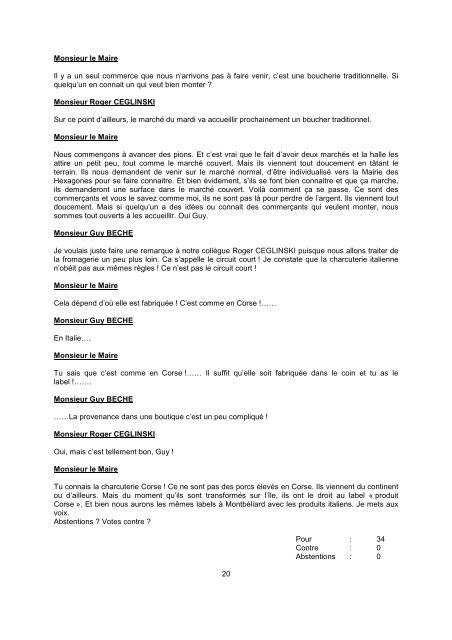Consulter le Procès-verbal du 5 novembre 2012 - Montbéliard