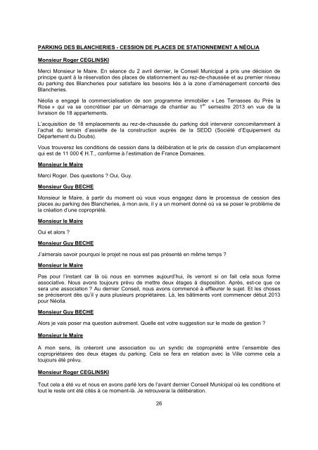 Consulter le Procès-verbal du 5 novembre 2012 - Montbéliard