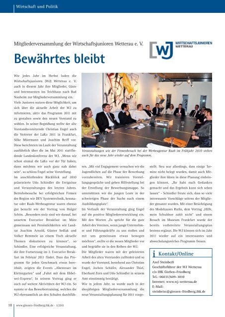 Ausgabe 01/2011 - IHK Gießen Friedberg