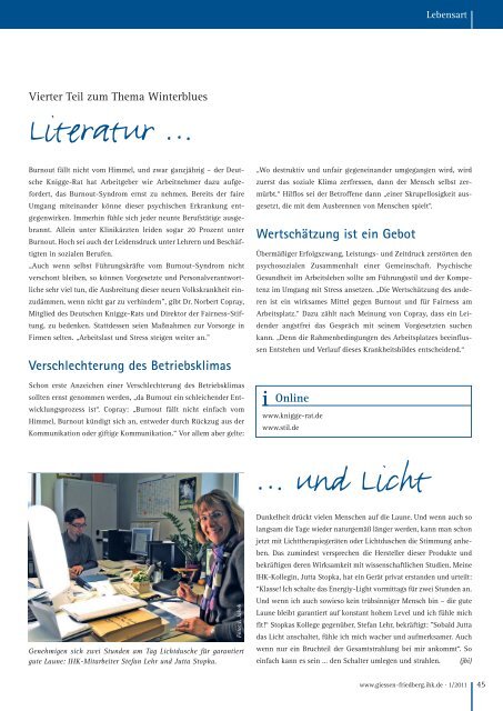 Ausgabe 01/2011 - IHK Gießen Friedberg