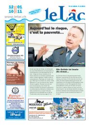 01 11 12 10 D - Zeitung Le Lac, Murten