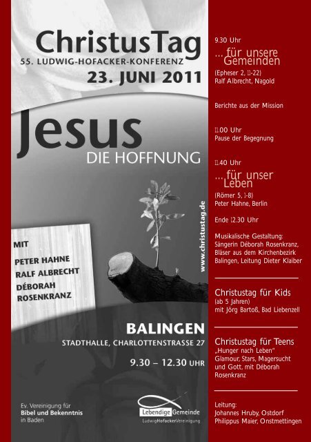 Juni 2011 - Evangelische Kirchengemeinde Ostdorf-Geislingen