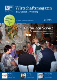 Ausgabe 06/2009 - IHK Gießen Friedberg