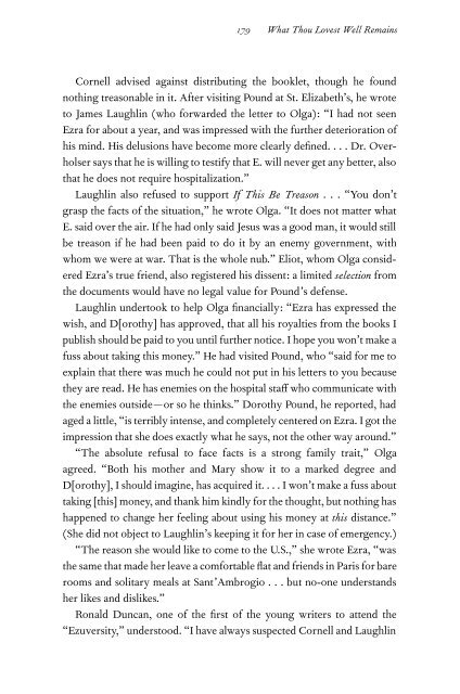 Olga Rudge & Ezra Pound: "What Thou Lovest Well..."