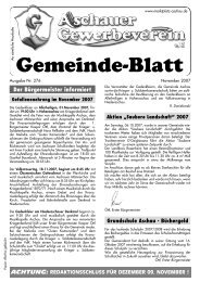 Gemeinde-Blatt Feb 07.qxd - Gewerbeverein Aschau