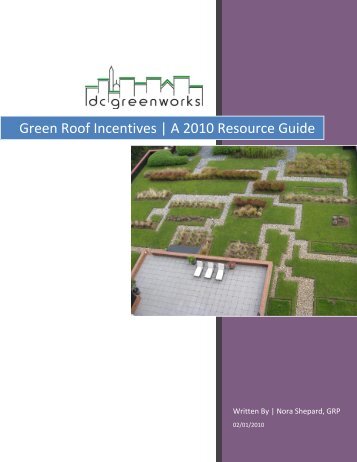 Green Roof Incentives | A Resource Guide - DC Greenworks