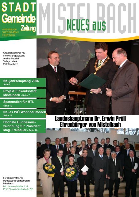 Stadt Gemeinde Stadt Gemeinde Mistelbach