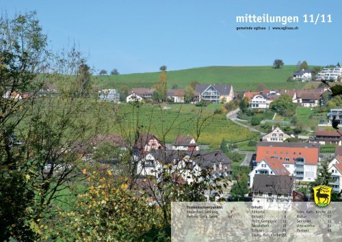 mitteilungen 11/11 - Gemeinde Eglisau