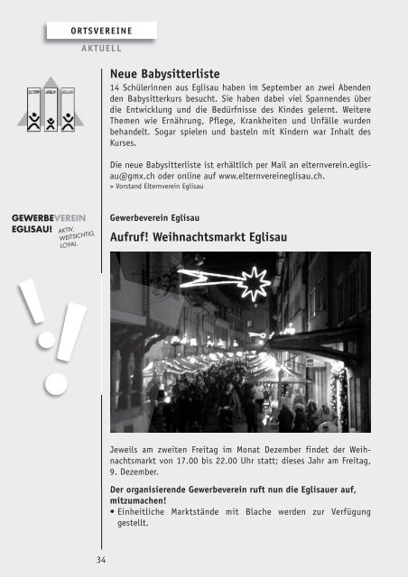 mitteilungen 11/11 - Gemeinde Eglisau