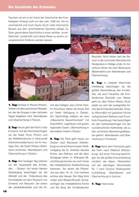 Katalog Polen - Baltikum - Ostdeutschland - BETA Touristik