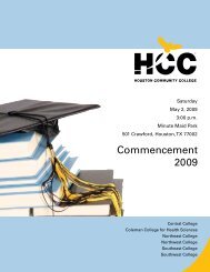 Commencement 2009 - Houston Community College System