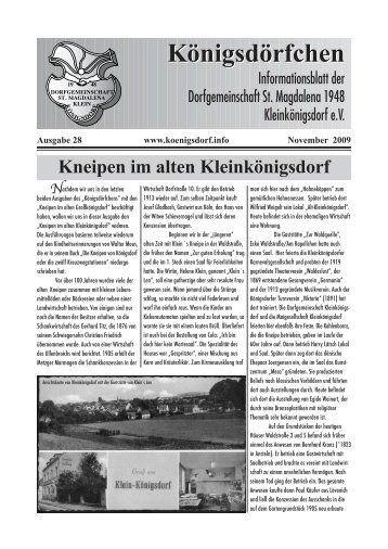 Königsdörfchen Königsdörfchen - Dorfgemeinschaft St. Magdalena