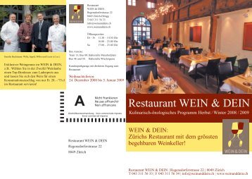 Restaurant WEIN & DEIN