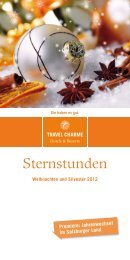 Weihnachten und Silvester 2012 - Travel Charme Hotels & Resorts