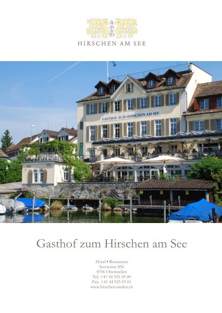 Gasthof zum Hirschen am See