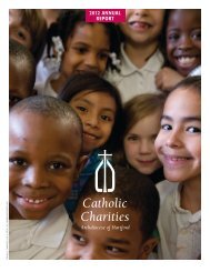 2012 ANNUAL REPORT - Catholic Charities