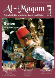Syrien - Al-Maqam, Zeitschrift für arabische Kunst und Kultur