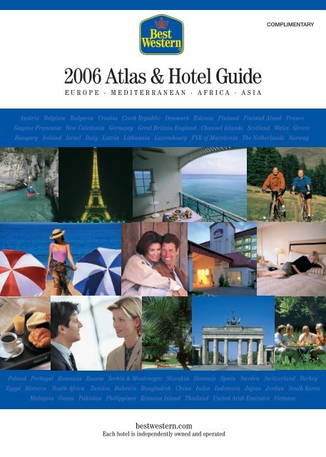2006 Atlas &amp; Hotel Guide - bestwestern-net.de