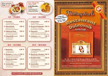 WEB Dubro PI Mittagstischkarte 7-9 2012 - Restaurant Dubrovnik ...