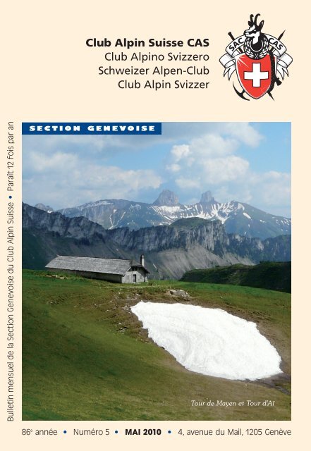 MAI 2010 - Section genevoise du Club alpin Suisse