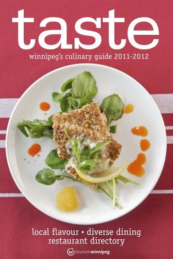 Winnipeg's Culinary Guide 2011-2012 - Travel Manitoba