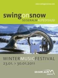 swingonsnow - Seiser Alm