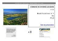 COMMUNE DE DIVONNE-LES-BAINS Modification n°1 d u PLU ...