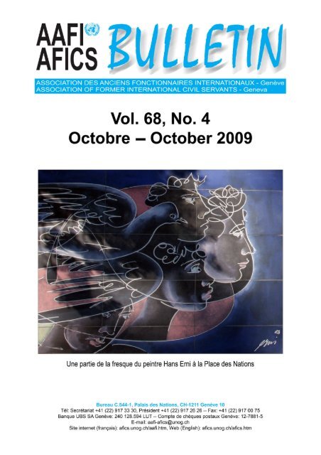 octobre 2009 - aafi-afics - UNOG