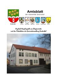 Amtsblatt der Gemeinde Unstruttal