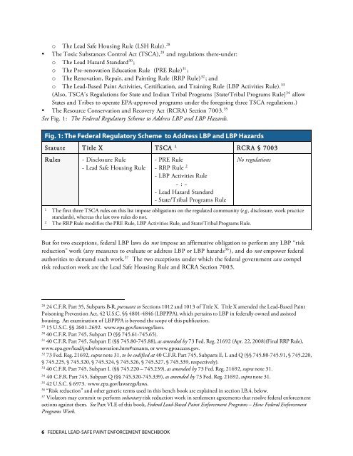 B. Federal Lead-Based Paint Enforcement Bench Book - National ...