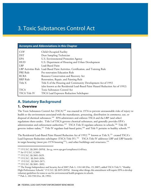 B. Federal Lead-Based Paint Enforcement Bench Book - National ...