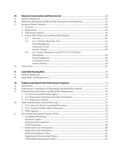 B. Federal Lead-Based Paint Enforcement Bench Book - National ...