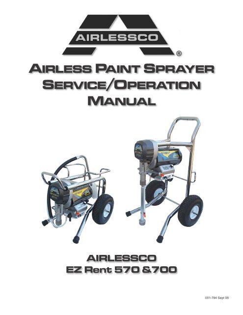 airlessco airless paint sprayer