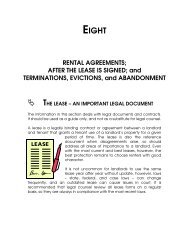 RENTAL AGREEMENTS; AFTER THE LEASE IS ... - City of Greeley