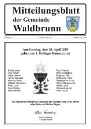 Waldbrunn 16-17-2009 - Gemeinde Waldbrunn in Unterfranken