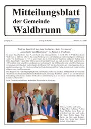 Waldbrunn 20-21-2008.vp - Gemeinde Waldbrunn in Unterfranken