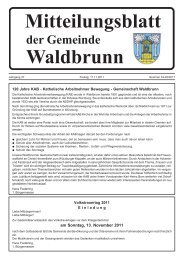 Waldbrunn 44-45-2011 Homepage - Gemeinde Waldbrunn in ...
