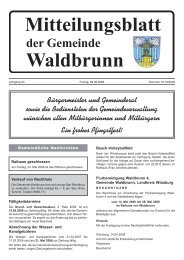 Omnibuslinie 51: Waldbrunn - Eisingen - Gemeinde Waldbrunn in ...