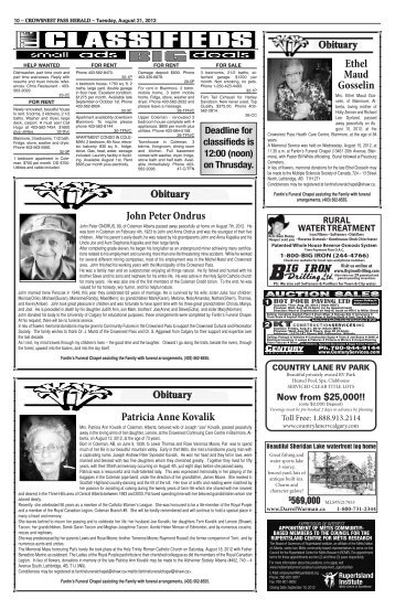 PDF 754kb - Crowsnest Pass Herald