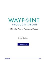 Inertial Explorer™ Version 8.40 Manual - NovAtel Inc.
