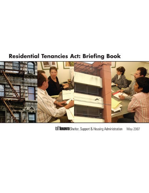 Residential Tenancies Act: Briefing Book - Michael Walker