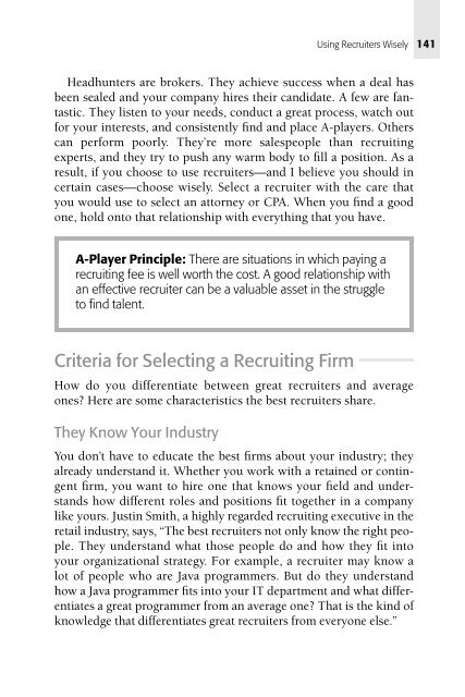 How to Hire A-Players: Finding the Top People for ... - GIT home page