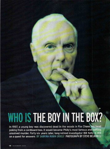 Who is the Boy in the Box? - Sabrina Rubin Erdely
