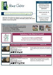 PROPERTY LIST - Bucks Home Choice