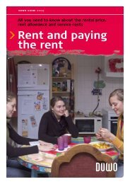 Rent and paying the rent - Duwo