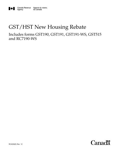 gst-hst-new-housing-rebate-agence-du-revenu-du-canada