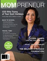 CEO Rita Tsang of Tour East Holidays - The MOMpreneur