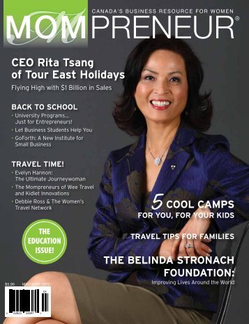 CEO Rita Tsang of Tour East Holidays - The MOMpreneur