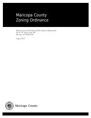 Maricopa County Zoning Ordinance